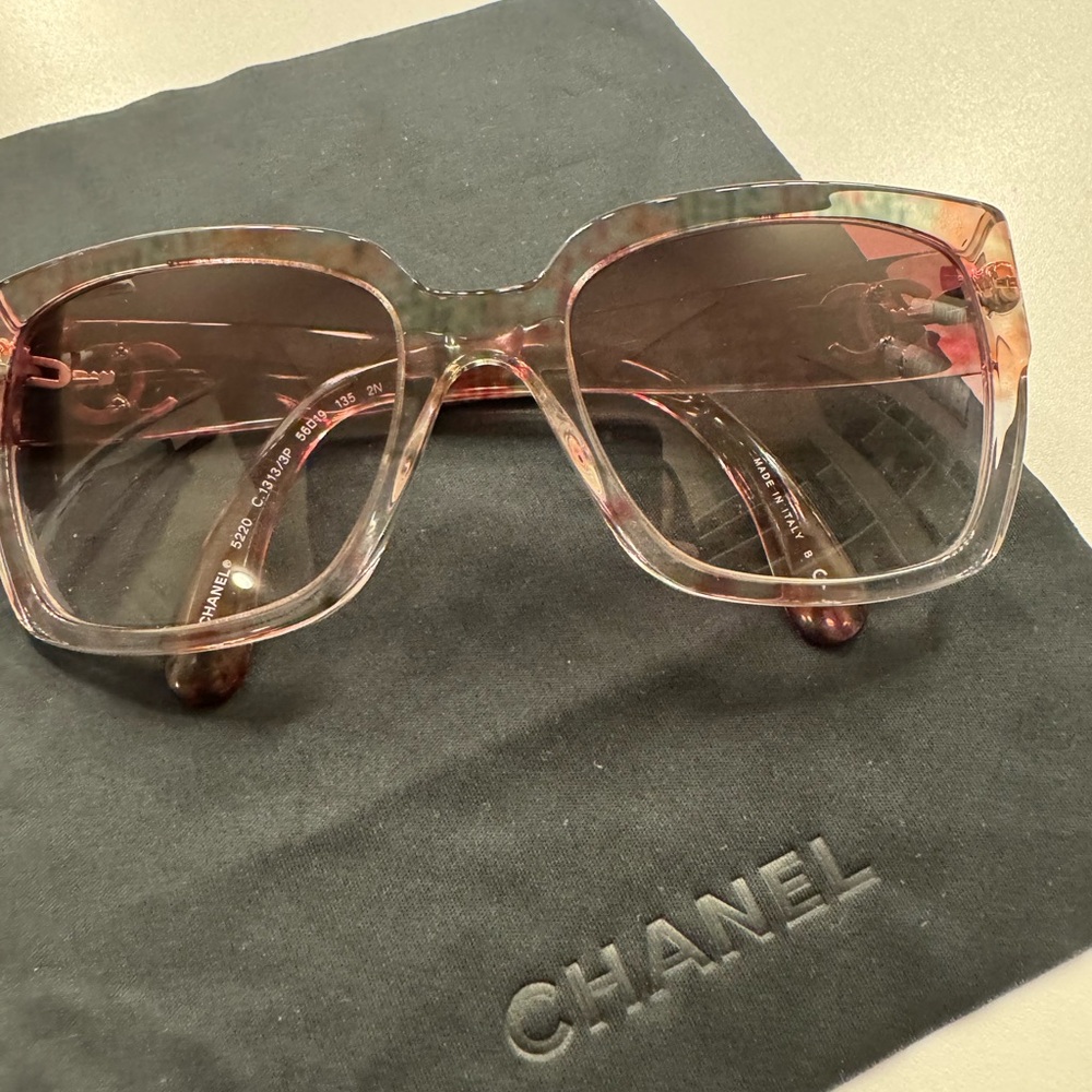 Chanel Multicolor Gradient 5220 Cc Square Sunglas… - image 5